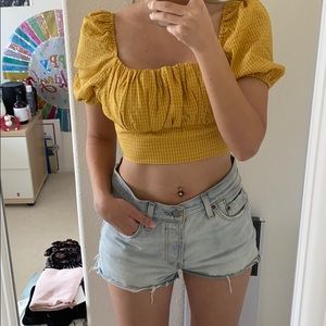 Homecoming Honolulu Noel Plaid Crop